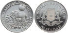 Somalia 100 Schilling Silber 2011 Elefant - 1 Unze Feinsilber
